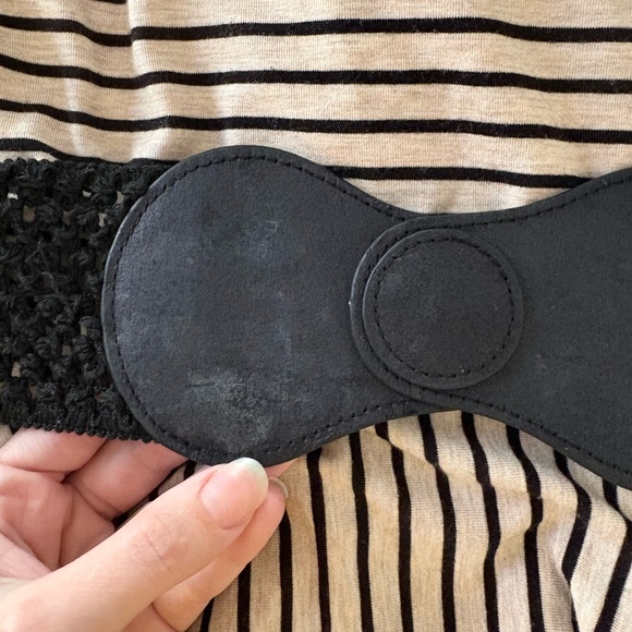 Maurices Beige and Black Striped Dress - Picture 2 of 3